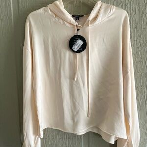 Mittoshop Soft Cream Satin Hoodie